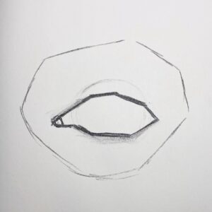How To Draw Eyes With Charcoal - Step By Step Tutorial