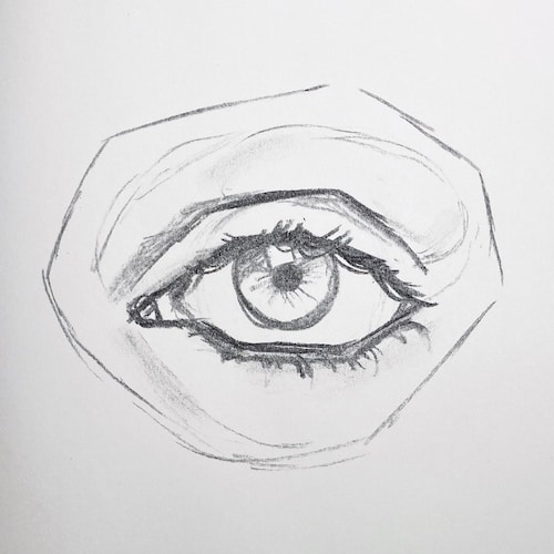 how to draw eyes