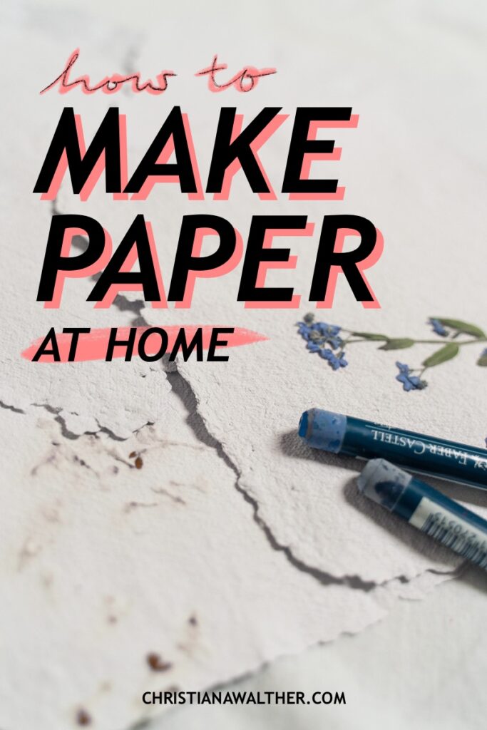 How to make Recycled Paper without a Screen - diy Thought