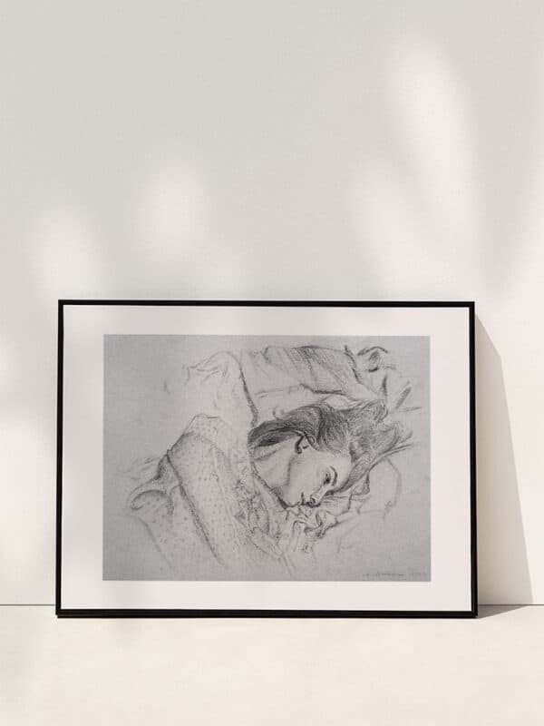 charcoal drawing downloadable print