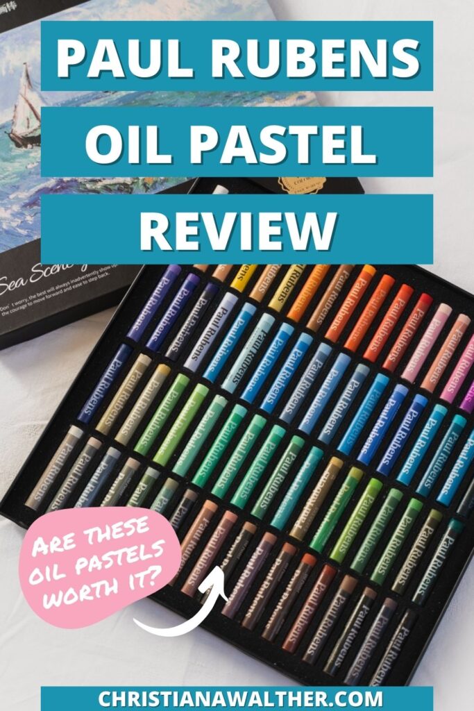 Paul Rubens Oil Pastels Set, 48 Colors Artist Soft Oil Pastels