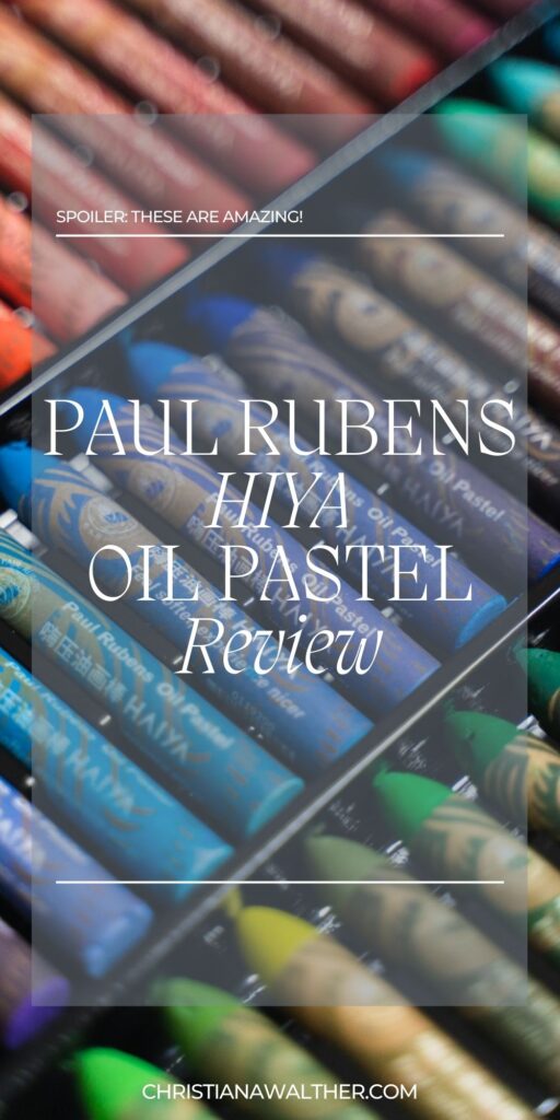Paul Rubens Oil Pastel Art Supplies Standard 24 Colors Set Amazing