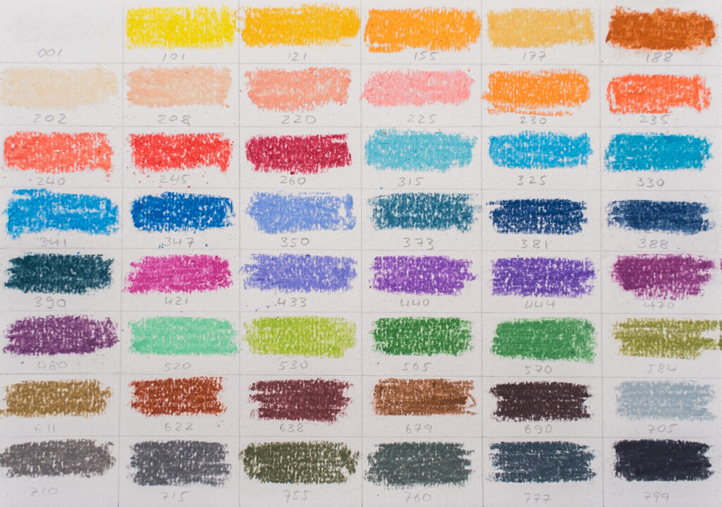 color swatches