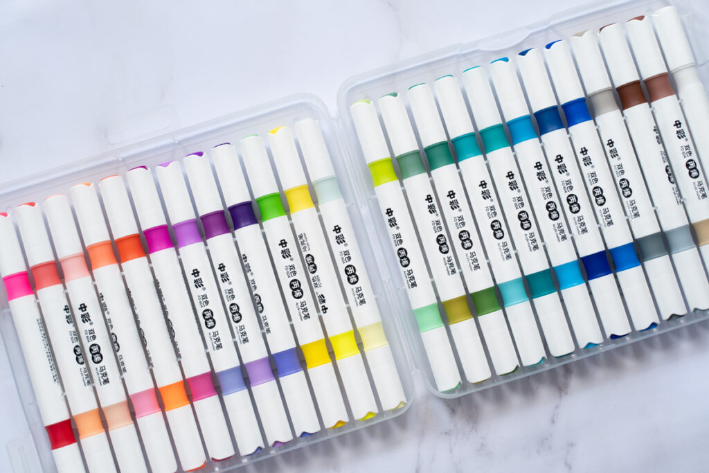 A look at the new Acrylic Markers by Lightwish, Adult Colouring